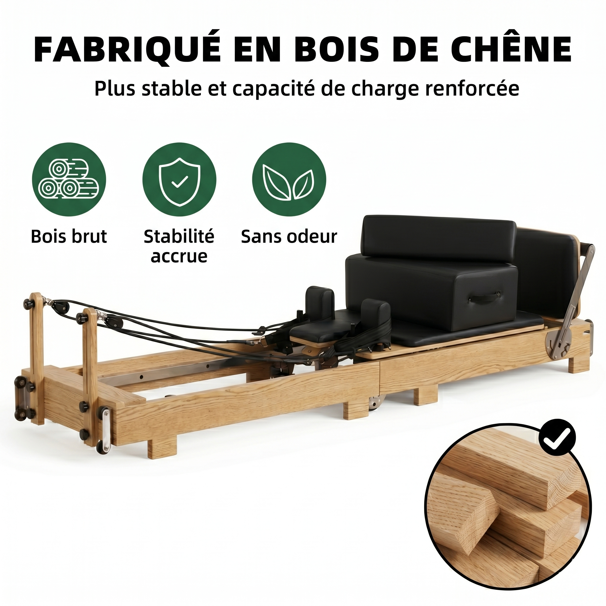 Reformer Kaleo Home - Bois de Chêne